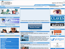 Tablet Screenshot of historico.agenciadenoticias.unal.edu.co