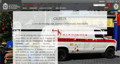 Desktop Screenshot of cigitox.unal.edu.co