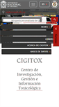 Mobile Screenshot of cigitox.unal.edu.co