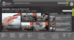 Desktop Screenshot of m.agenciadenoticias.unal.edu.co