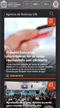 Mobile Screenshot of m.agenciadenoticias.unal.edu.co