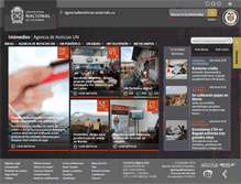 Tablet Screenshot of m.agenciadenoticias.unal.edu.co