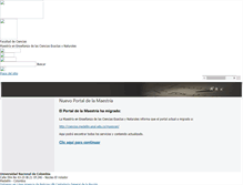 Tablet Screenshot of maescen.medellin.unal.edu.co