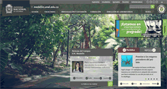 Desktop Screenshot of medellin.unal.edu.co