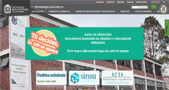Desktop Screenshot of odontologia.unal.edu.co