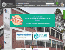 Tablet Screenshot of odontologia.unal.edu.co