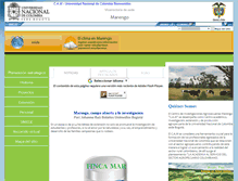 Tablet Screenshot of marengo.unal.edu.co