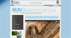 Desktop Screenshot of ibun.unal.edu.co