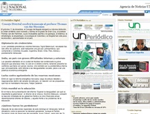 Tablet Screenshot of historico.unperiodico.unal.edu.co